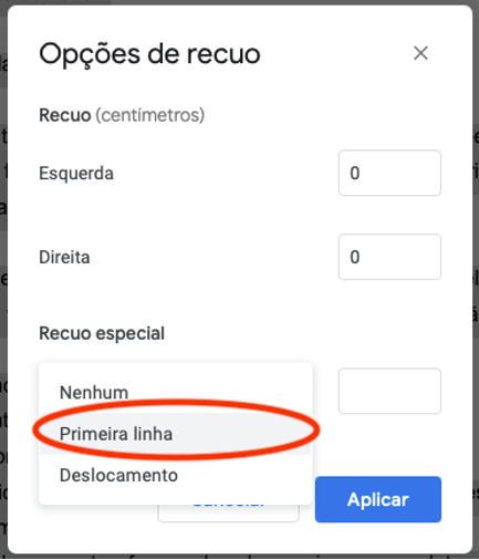 Formatação de textos com estilos