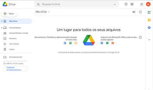 Armazenando em nuvem