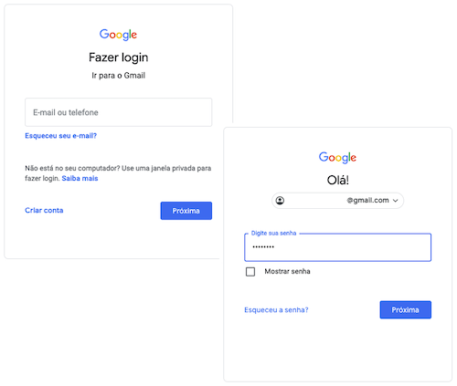 Enviando e-mail