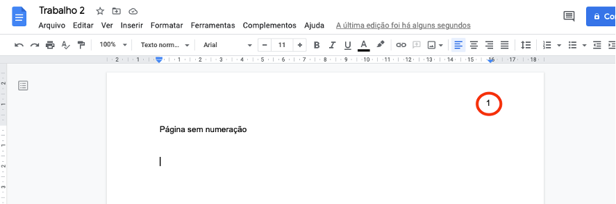 Criando o Sumário