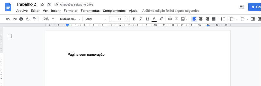 Criando o Sumário
