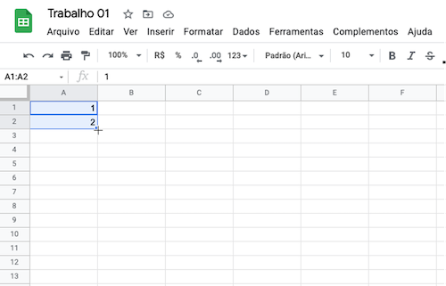 Projeção e Fórmulas