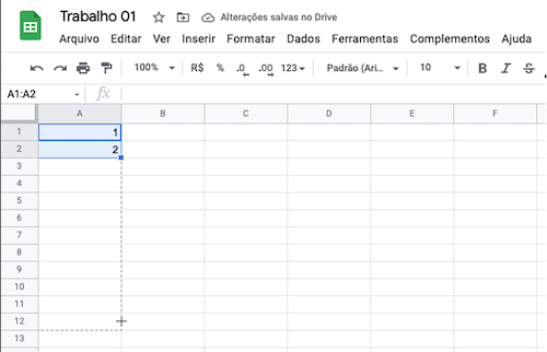 Projeção e Fórmulas