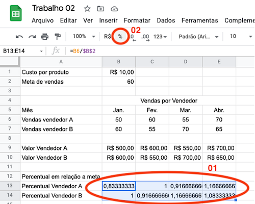 Formatação de textos com estilos