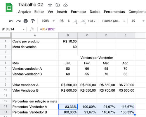 Formatação de textos com estilos