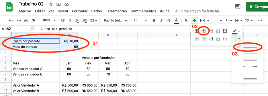 Formatação de textos com estilos